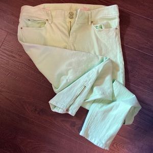 Lilly Pulitzer Light Green Cropped Pants